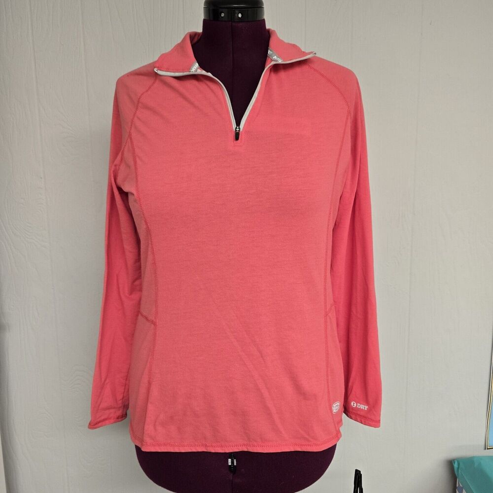 Women's Dickies Coral 1/4 Zip Pullover "Performance System Dry" | Size Medium